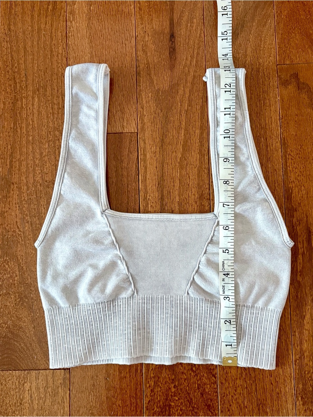 FREE PEOPLE Good Karma Crop Top Square Neck XS/S - Picture 7 of 12